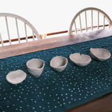 table runner - bandhani: juniper