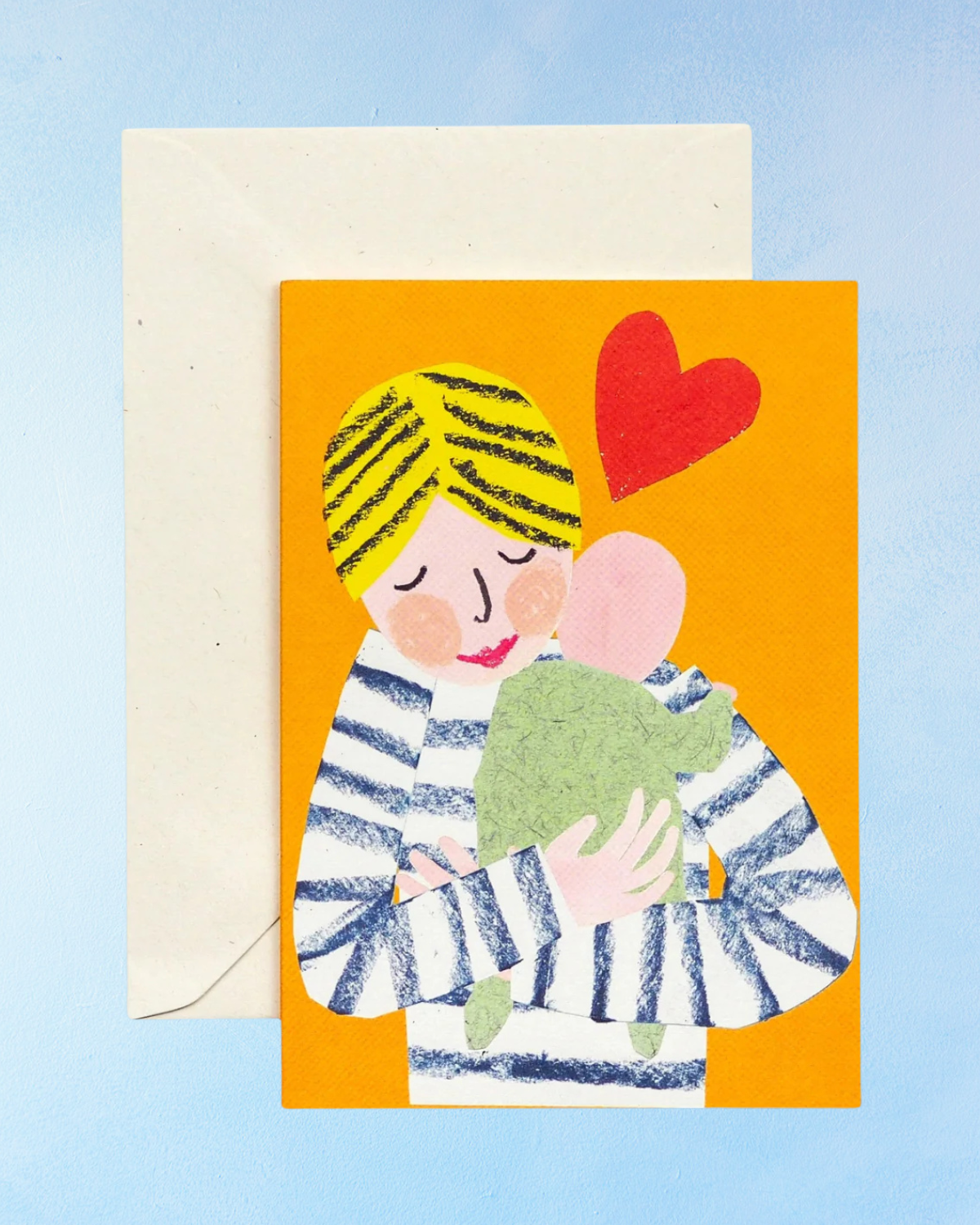 greeting card - new baby hug