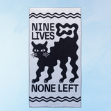 bath towel - nine lives