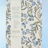notebook - blue songbird