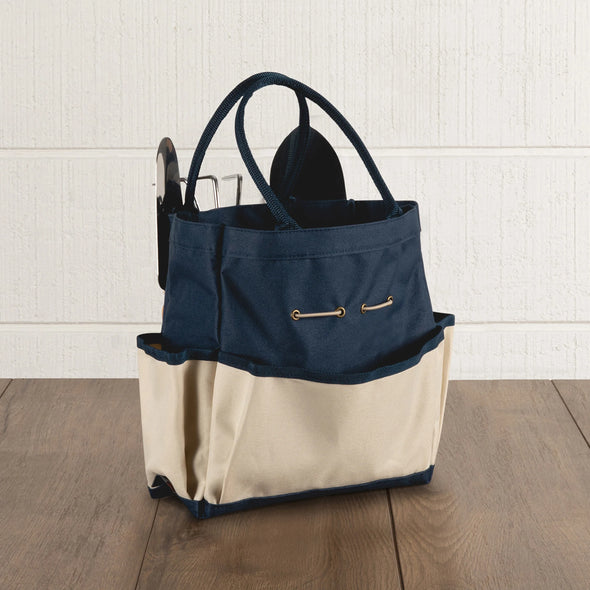 garden tote with tools