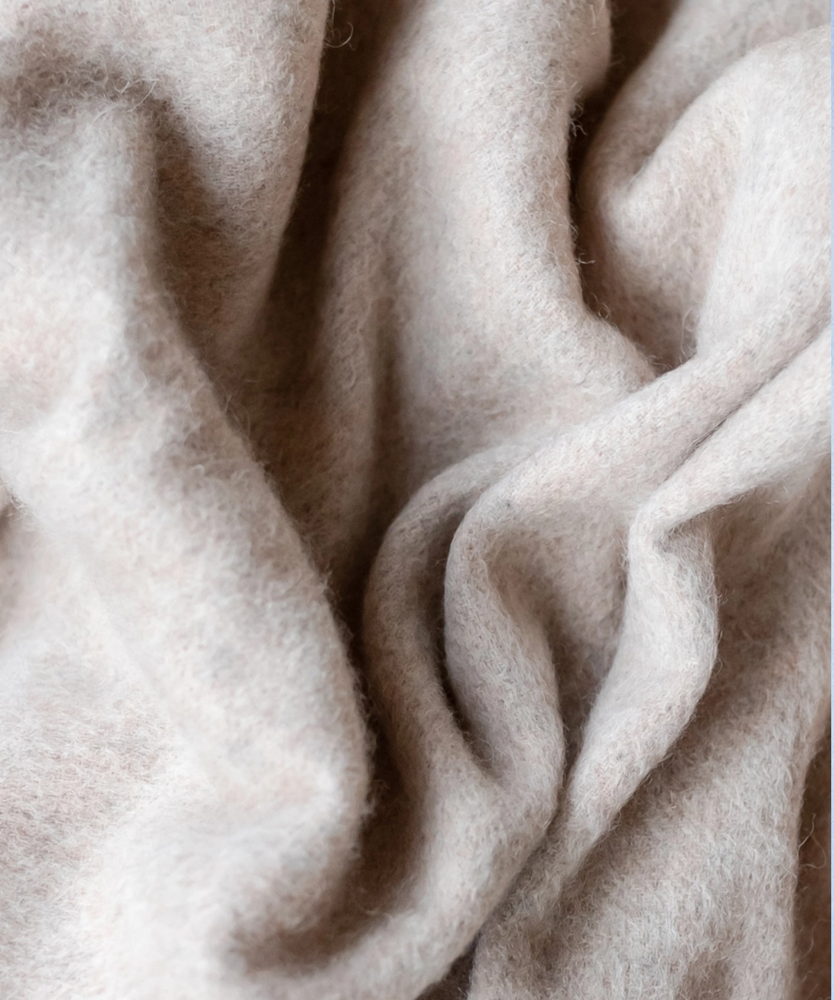 lambswool scarf - oatmeal melange