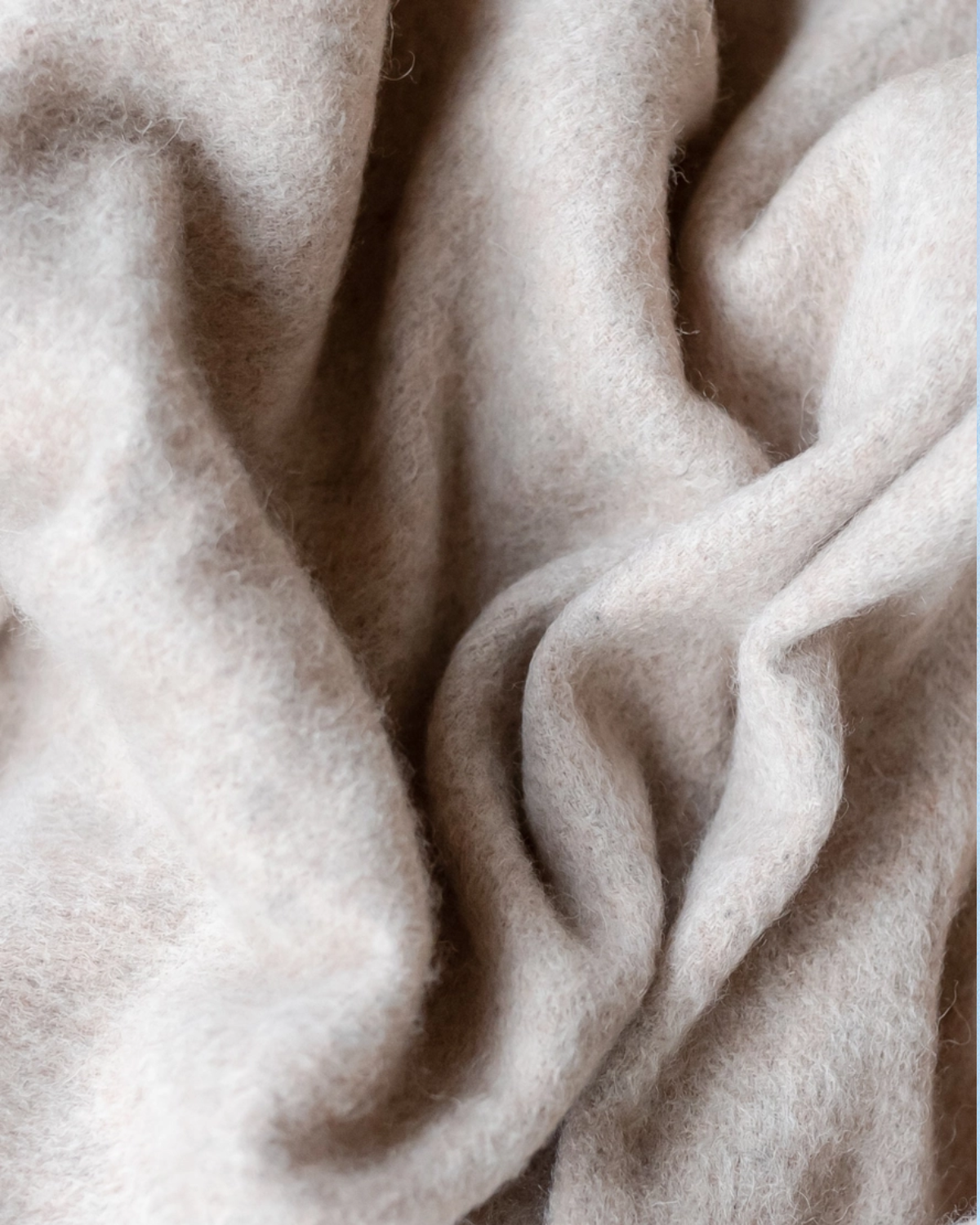 lambswool scarf - oatmeal melange