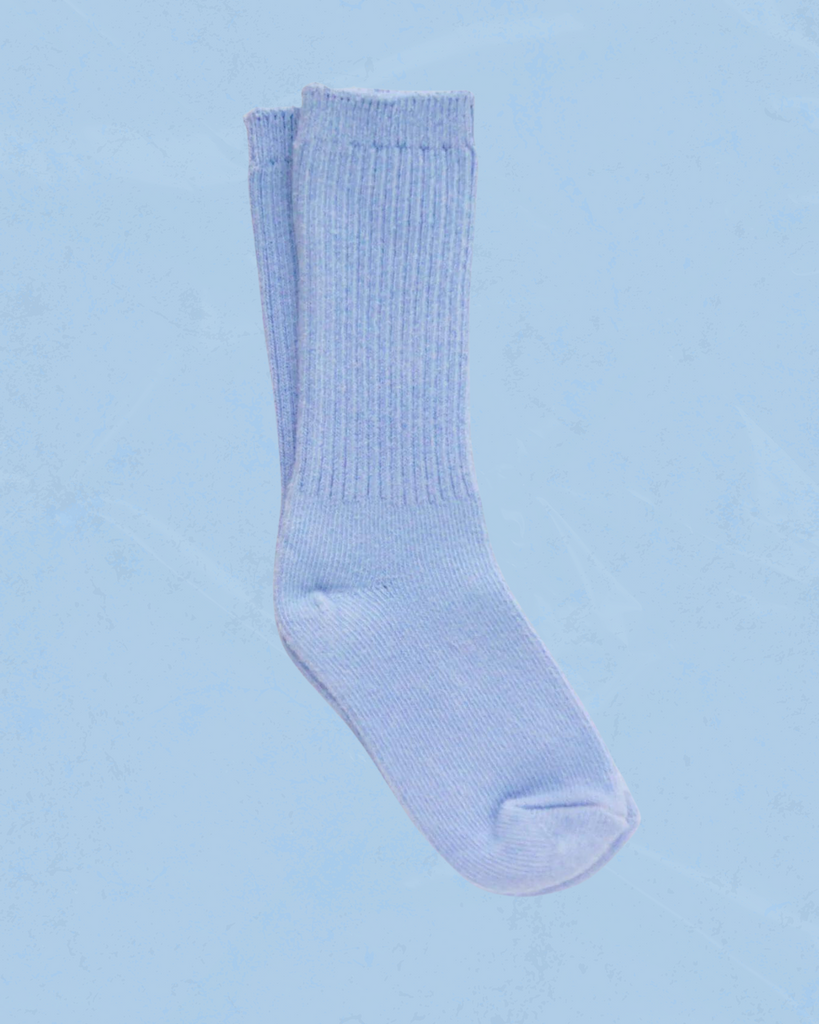Okayok cotton sock in baby blue
