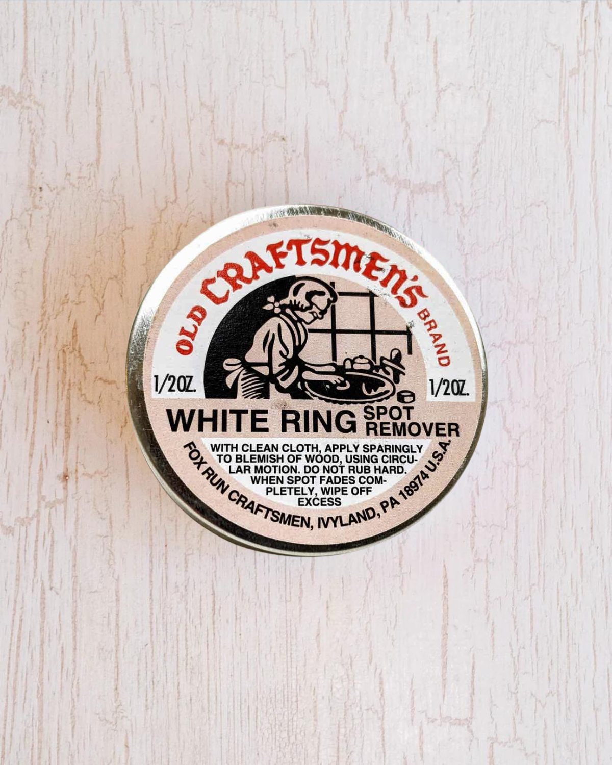 old craftsmen's white ring remover