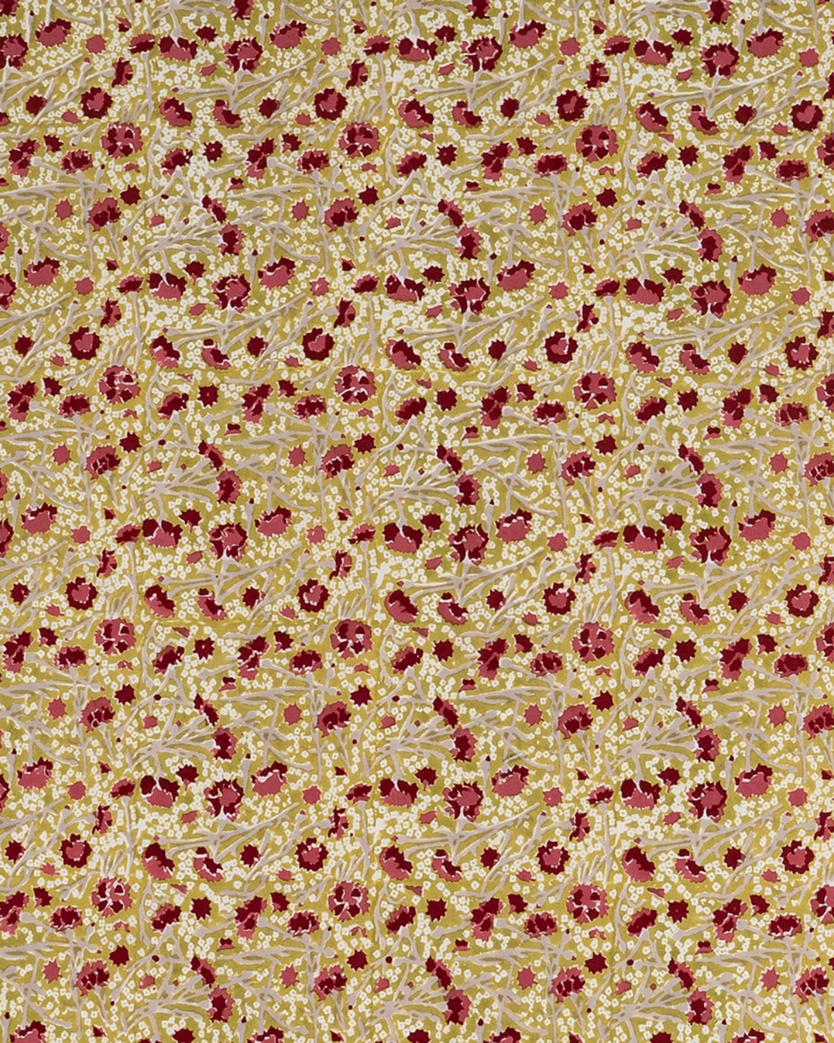 tablecloth - red & green meadows