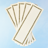 labels - long olive border