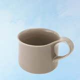 ceramic - cafe mug: oolong brown