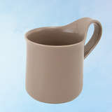 ceramic - cafe mug: oolong brown