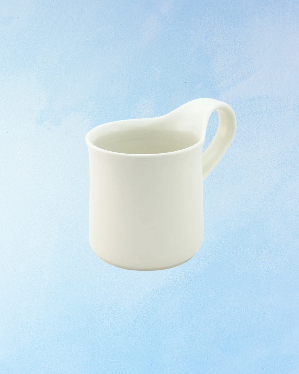ceramic cafe mug - ivory