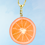 keychain - uncanny orange slice