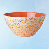 ceramic - salad bowl: splatter multicoloured (multiple styles)