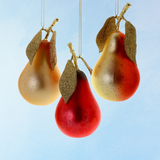 ornament - orchard pear (assorted colours)