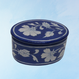 boîte à bibelots – poterie bleue (styles multiples)
