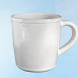 ceramic - large milk white mug