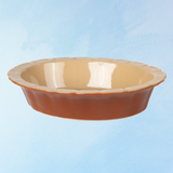 ceramic - oval pie dish