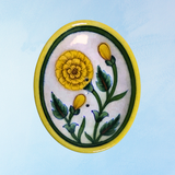 soap dish - oval  -  blue pottery (multiple styles)
