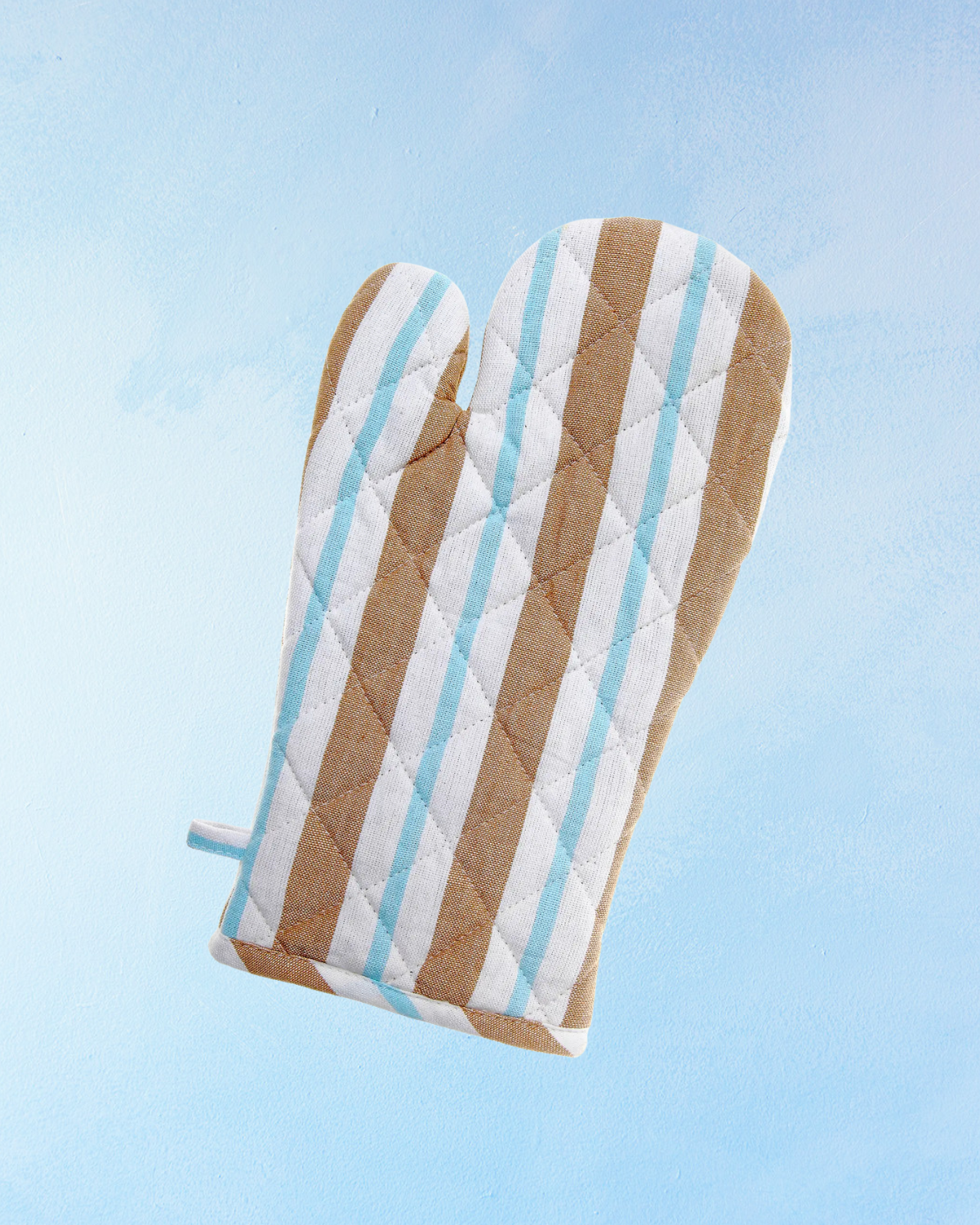 oven mitt - stone blue