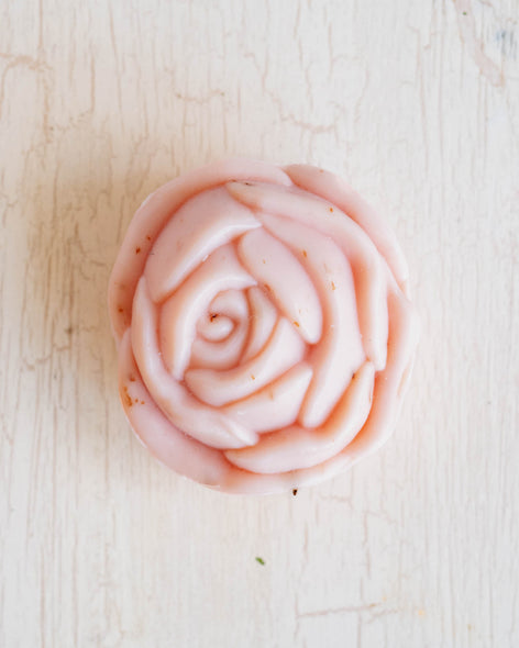 pink rose soap
