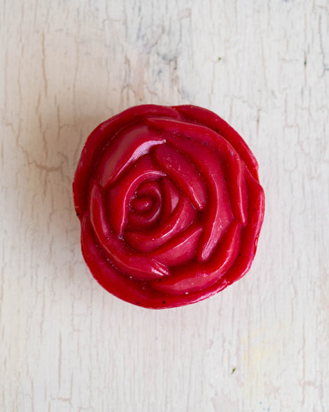 Red rose soap