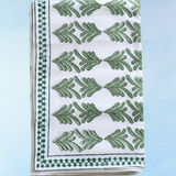 table runner - palmetto: evergreen and sage