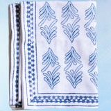 table runner - palmetto: uniform blue and navy