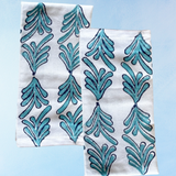 napkins - palmetto: saltwater and navy (set of two)