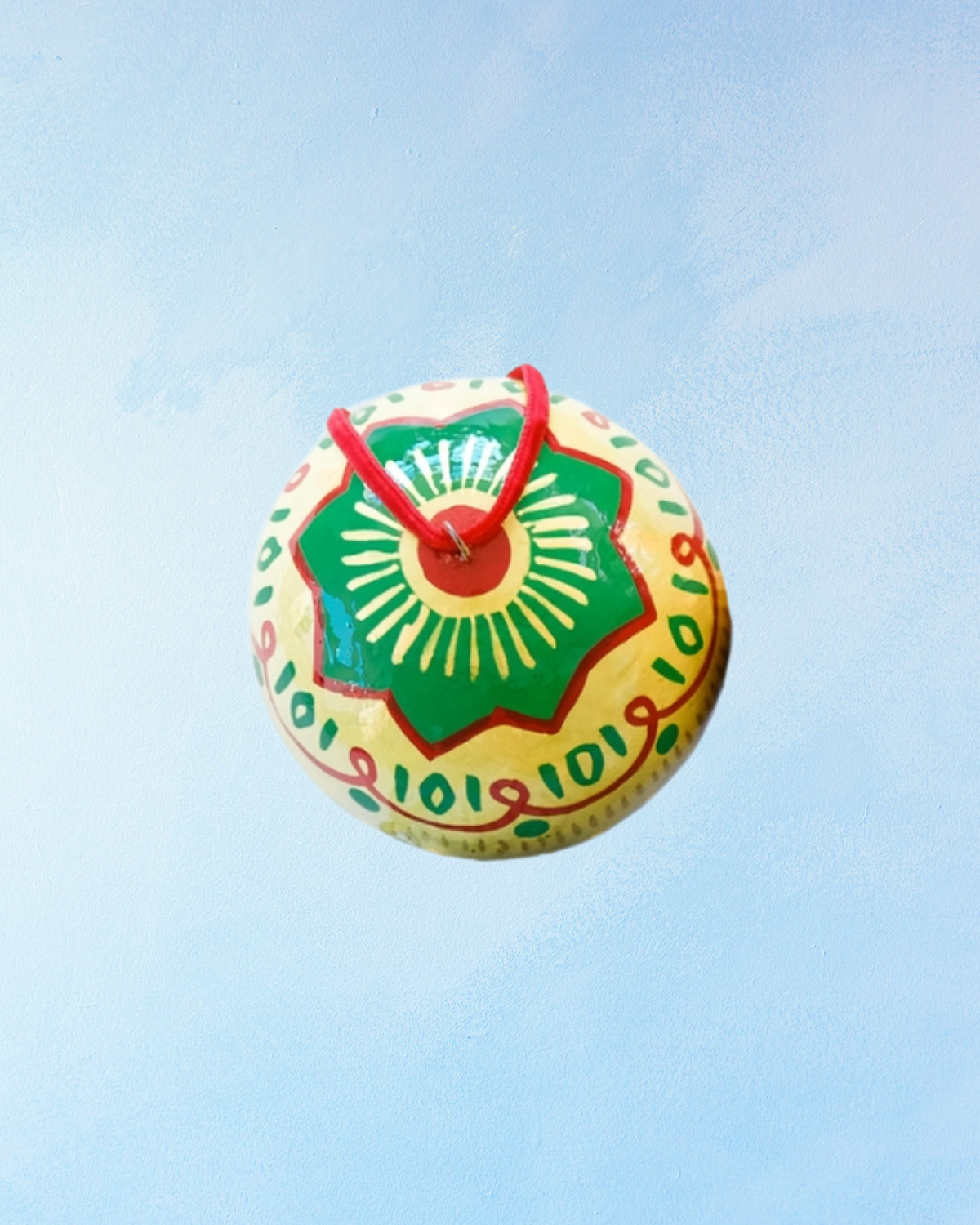 ornament - paper maché bauble (set of 3)