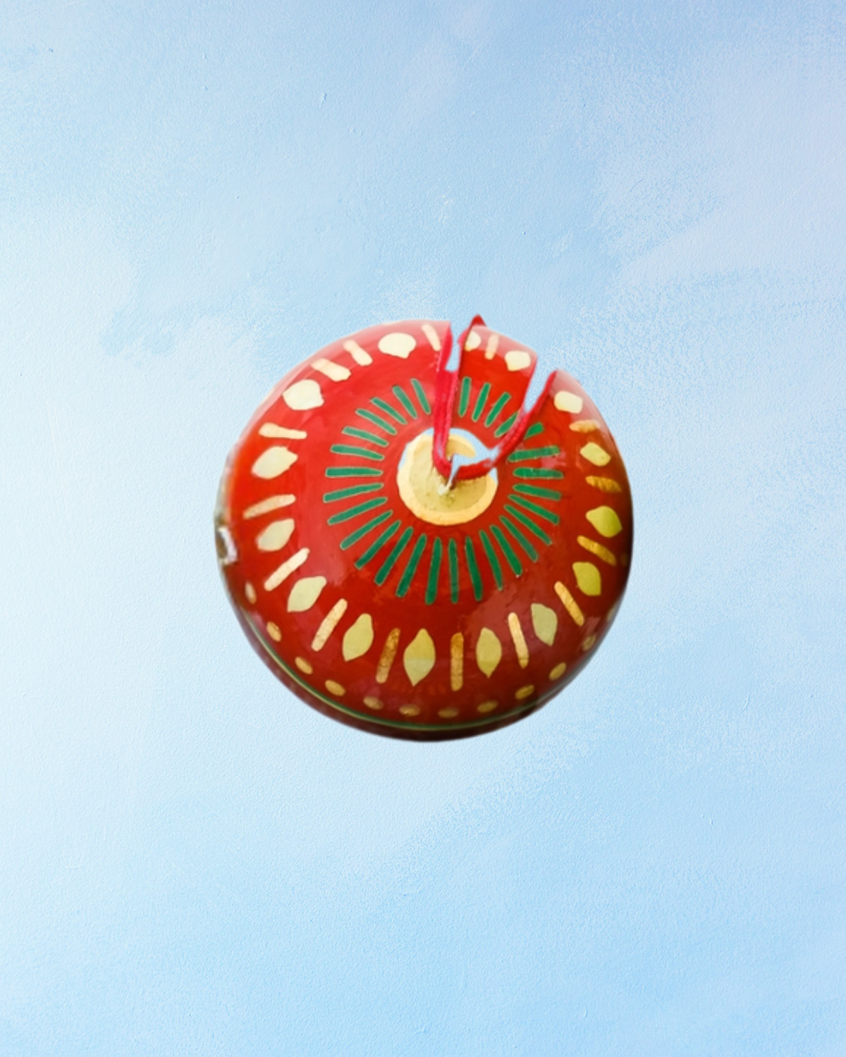 ornament - paper maché bauble (set of 3)