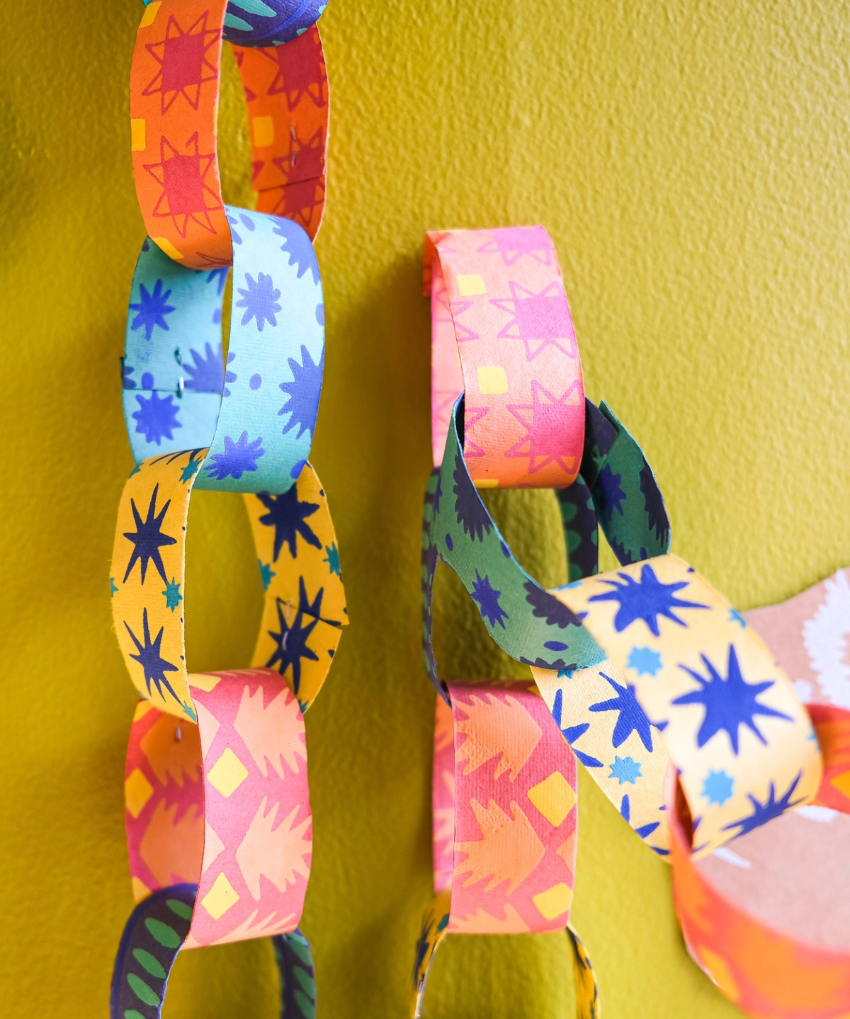 garland - paper chain kit - multicoloured