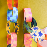 garland - paper chain kit - multicoloured