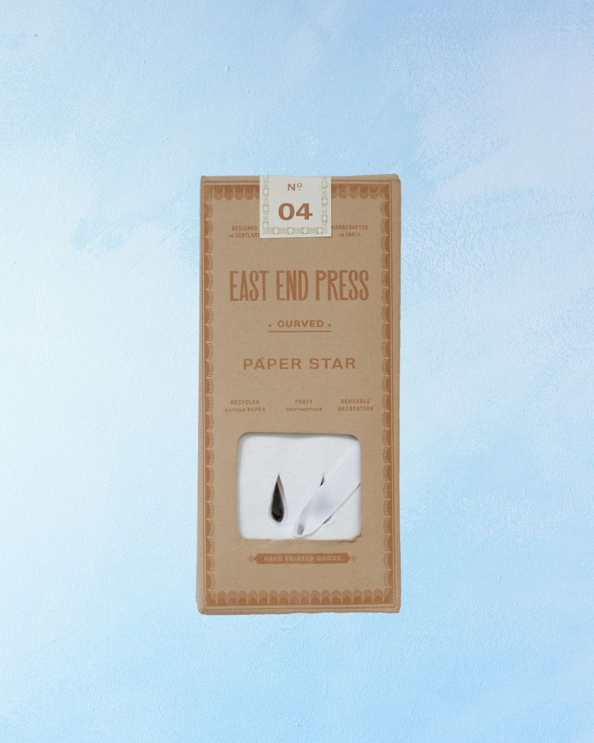 decoration - small white star