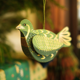 ornament - paper partridge