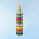 party hats - mini multicolour (set of eight)