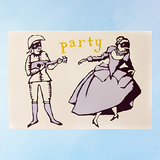 greeting card - party people (10 pack)