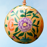 ornament - floral baubles (assorted colours)