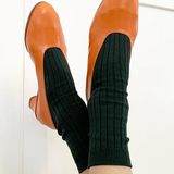 socks - her cotton ribbed - peacock