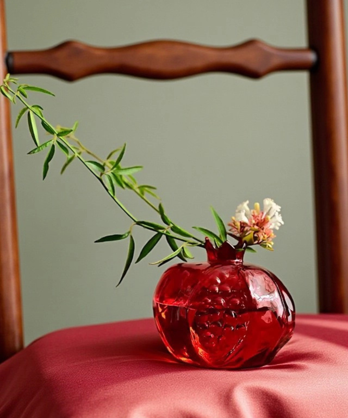 bud vase - pomegranate