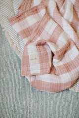 Pehr baby blanket in soft pink