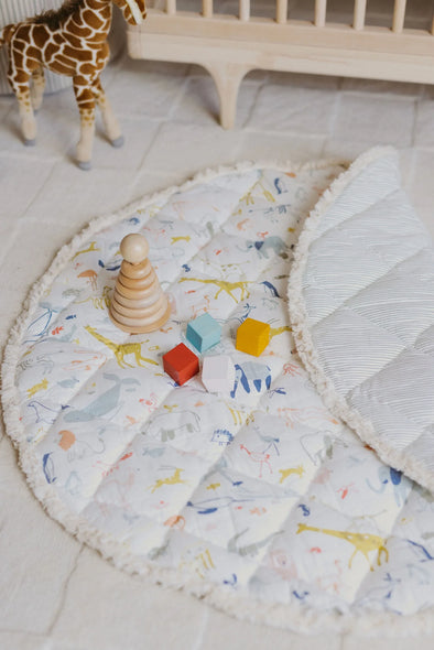 Pehr quilted baby play mat - into the wild