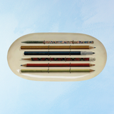 plateau en émail - crayons