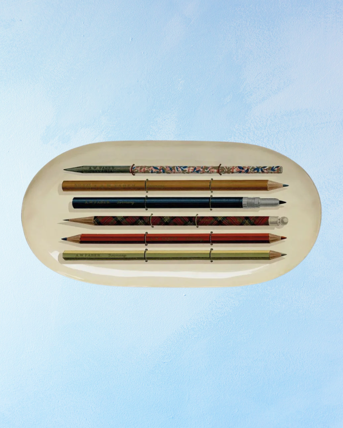 enamel tray - pencils