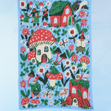 baby blanket - gnome village knit