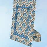 picture frame - trellis indigo (5x7)