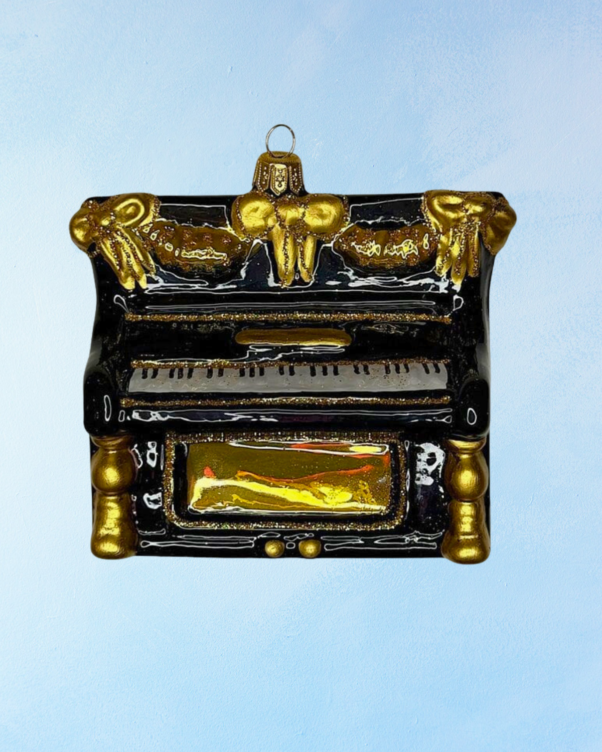 ornament - gilded piano