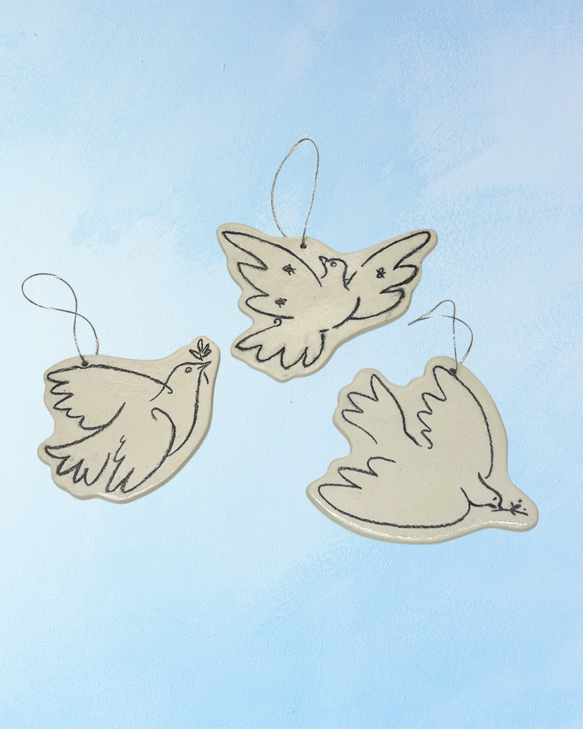 ornament - picasso peace dove