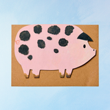 greeting card - spotted pig