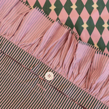duvet cover - pink harlequin
