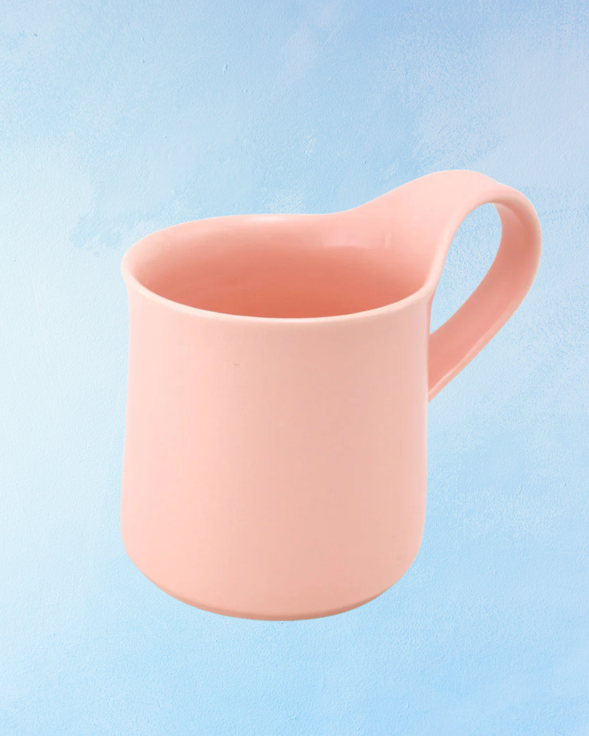 ceramic - cafe mug: - pink
