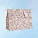 Grand sac-cadeau - jaune (plusieurs styles)